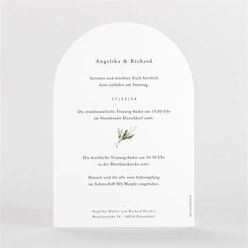 Hochzeitseinladung winterkrone - vue 2