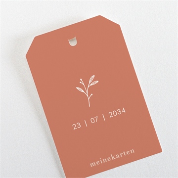 Geschenkanhänger Hochzeit klassisch schön - vue 3