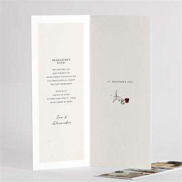 Dankeskarte Hochzeit wintermärchen - vue 3