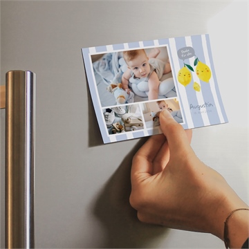 Dankeskarte Geburt kleine zitrone - vue 2