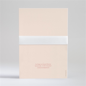 Hochzeitseinladung orange & fuchsia 2 - vue 3