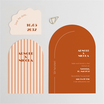 Hochzeitseinladung sommerliches terrakotta - vue 3