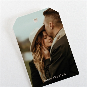 Geschenkanhänger Hochzeit sommerliches terrakotta - vue 3