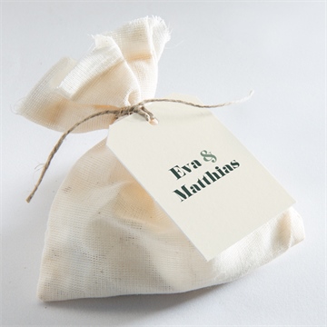 Geschenkanhänger Hochzeit salbeigrün - vue 2