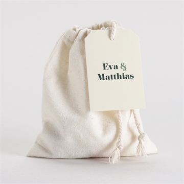 Geschenkbeutel Hochzeit salbeigrün