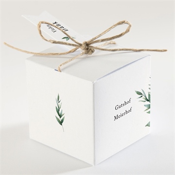 Geschenkbox Hochzeit smaragdgrün - vue 2