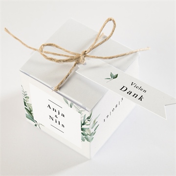 Geschenkbox Hochzeit smaragdgrün - vue 3