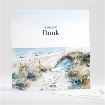 Trauerdanksagung aquarelllandschaft