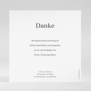 Trauerdanksagung aquarelllandschaft - vue 2