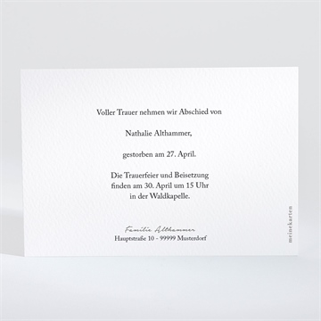 Trauerkarte sonnenuntergang - vue 2