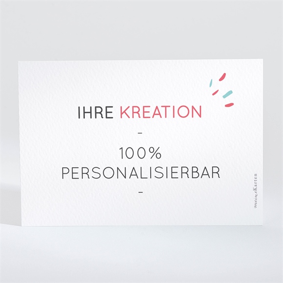 Dankeskarte Geburt Blanco - 13,8x9,5cm (N11013) ref.N11013