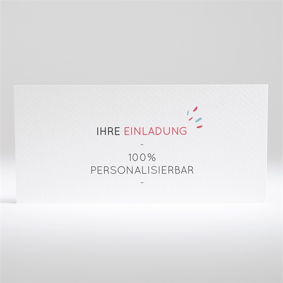 Hochzeitseinladung blanco - 21x10cm (n13003)