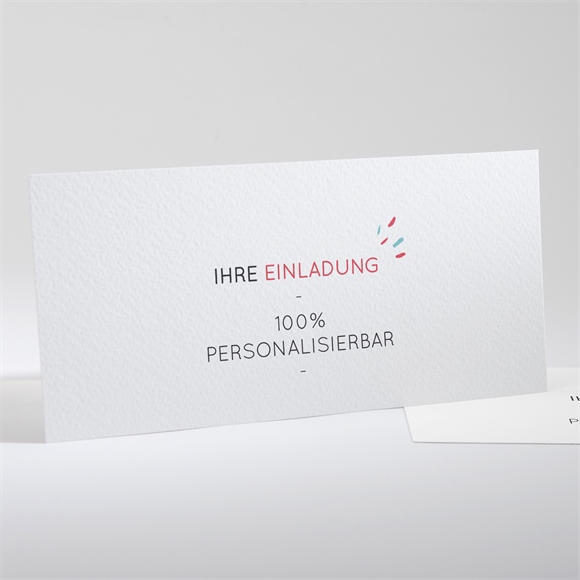 Hochzeitseinladung Blanco - 21x10cm (N13105) ref.N13105