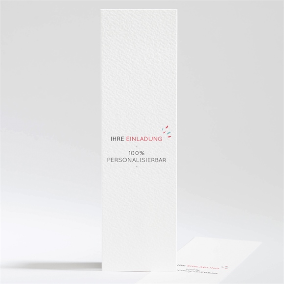 Hochzeitseinladung Blanco -  5,3x19,4cm (N20105) ref.N20105