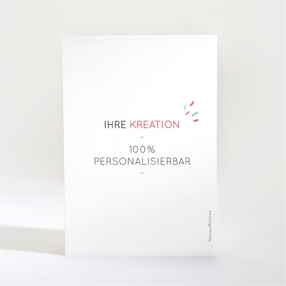 Dankeskarte Hochzeit Blanco - 9,5x13,8cm (N21012) ref.N21012