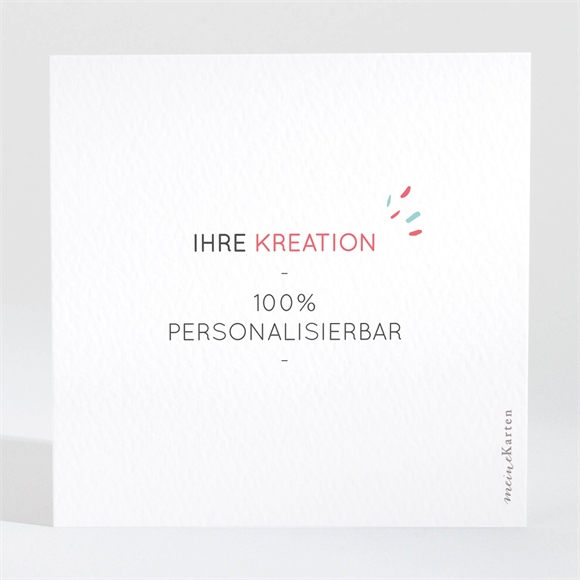 Dankeskarte Hochzeit Blanco - 9,5x9,5cm (N30021) ref.N30021