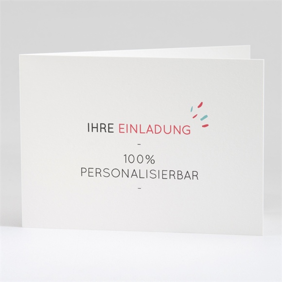 Hochzeitseinladung Blanco - 14,5x10,5cm (N42110) ref.N42110