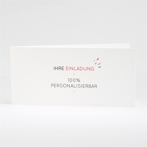 Hochzeitseinladung blanco - 21x10cm (n43115)
