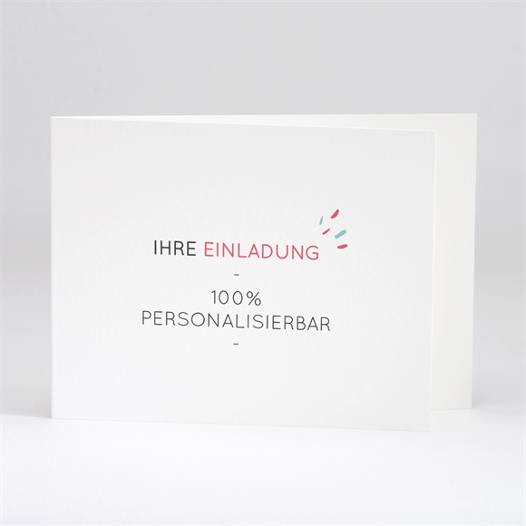 Hochzeitseinladung Blanco 15x10,5cm (N51110) ref.N51110