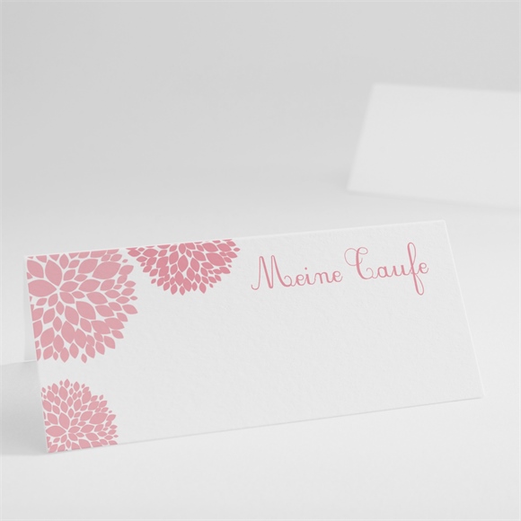 Tischkarte Taufe Vogelflug Mädchen ref.N440196