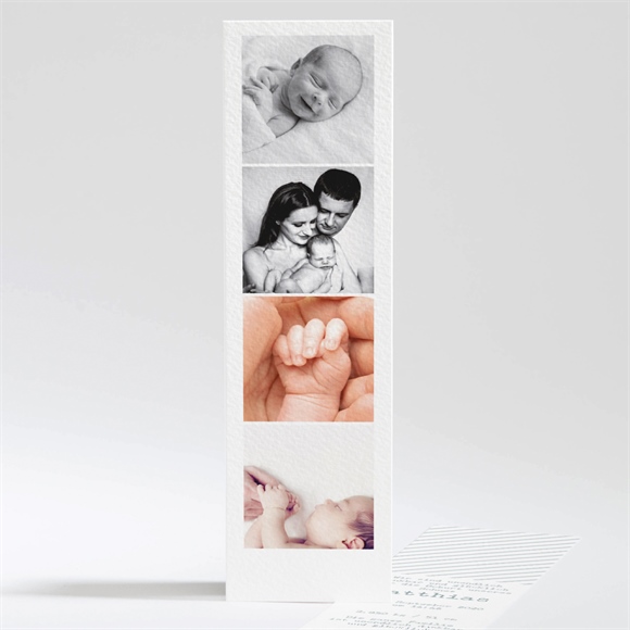 Geburtskarte Foto Patchwork ref.N20109