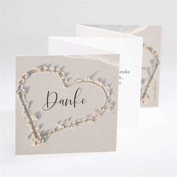 Dankeskarte Hochzeit Strandliebe ref.N80041