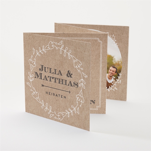 Hochzeitseinladung Zurück zur Natur ref.N83101