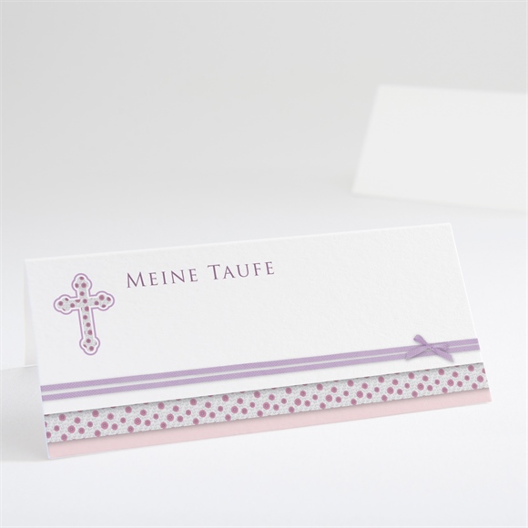 Tischkarte Taufe Girly ref.N440386