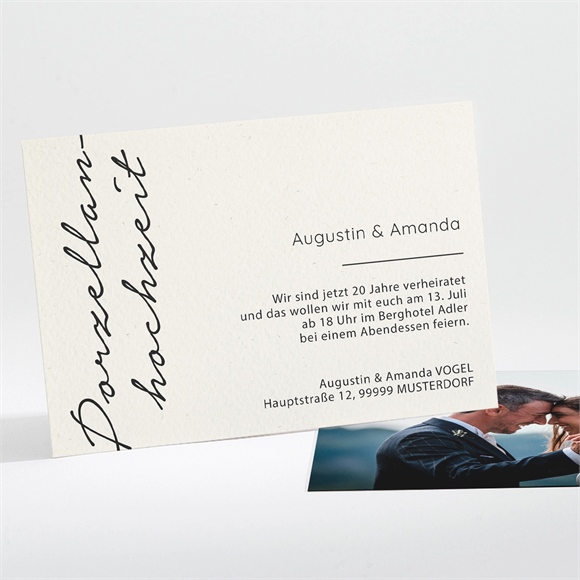 Einladung Hochzeitsjubiläum Moderne Romantik ref.N11157