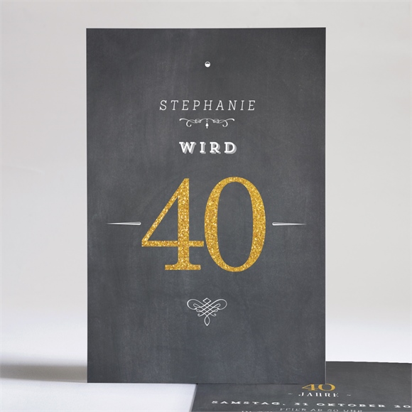 Geburtstagseinladung 40 Jahre ref.N24198