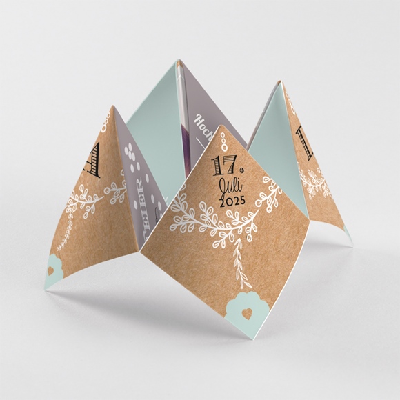 Hochzeitseinladung Kleines Origami ref.N33001