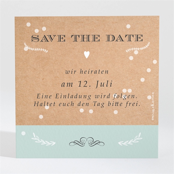 Save the Date Karte Kleines Origami ref.N300680