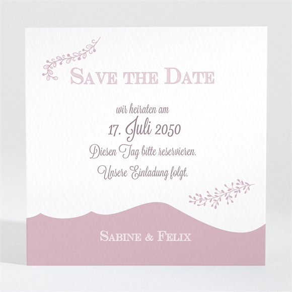 Save the Date Karte Fotostory ref.N300846