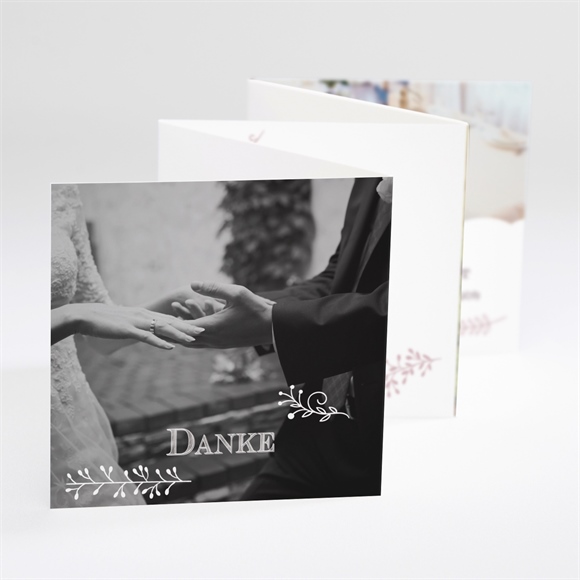 Dankeskarte Hochzeit Fotostory ref.N80092