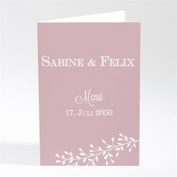 Menükarte Hochzeit Fotostory ref.N401598