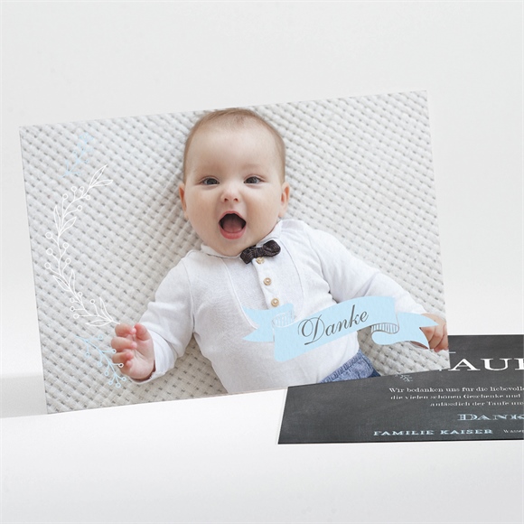 Dankeskarte Taufe Stolz ref.N111125