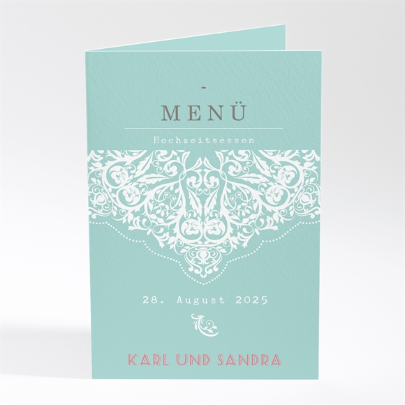 Menükarte Hochzeit Reisepass ref.N401605