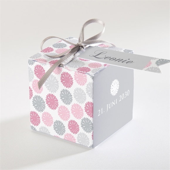 Geschenkbox Taufe Blumen Feuerwerk ref.N34026