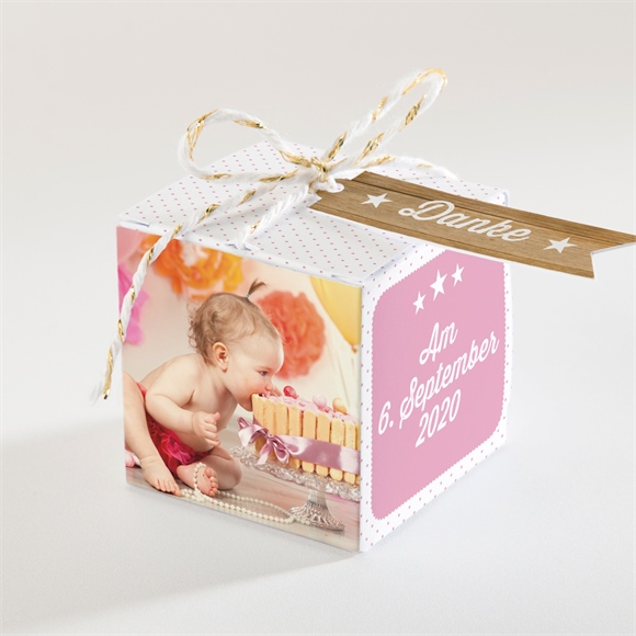 Geschenkbox Taufe Pünktchen all überall ref.N34029