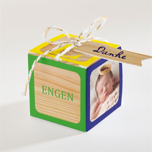 Geschenkbox Taufe Kunterbunt ref.N34036