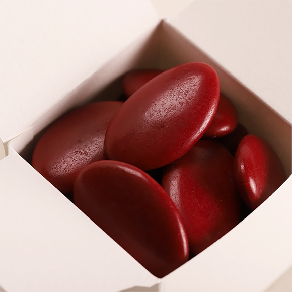 Zuckermandeln Hochzeitsdragees dunkelrot ref.AD5644