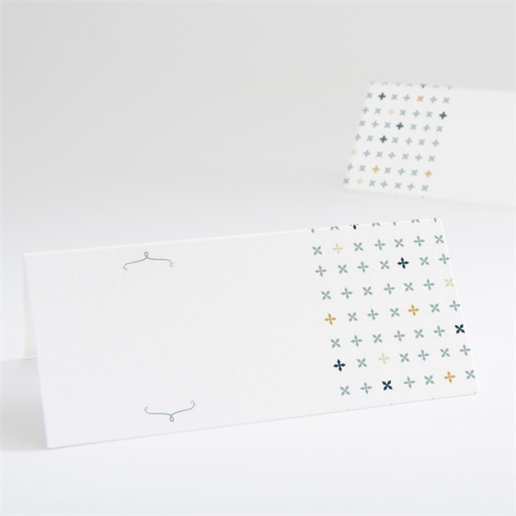 Tischkarte Kommunion Geometrische Blumenmotive ref.N440599