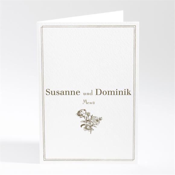 Menükarte Hochzeit Traditionell ref.N401748