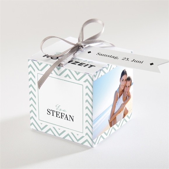 Geschenkbox Hochzeit Zickzack ref.N34061