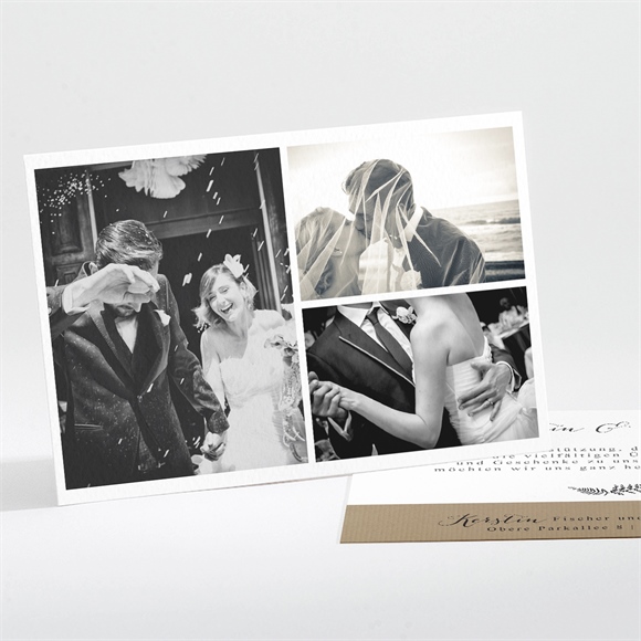 Dankeskarte Hochzeit Verknüpft ref.N111175