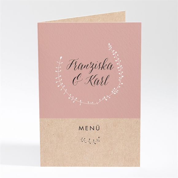 Menükarte Hochzeit Festlichkeit ref.N401772