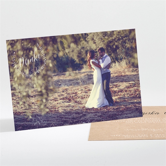 Dankeskarte Hochzeit Festlichkeit ref.N111179