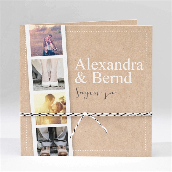 Hochzeitseinladung Unsere Story ref.N45171