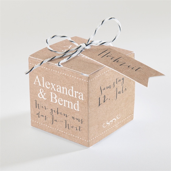 Geschenkbox Hochzeit unsere story