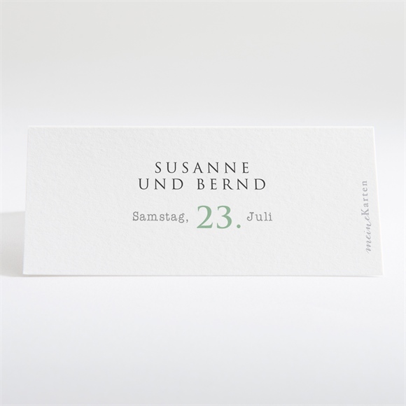 Tischkarte Hochzeit rosmarin zweig